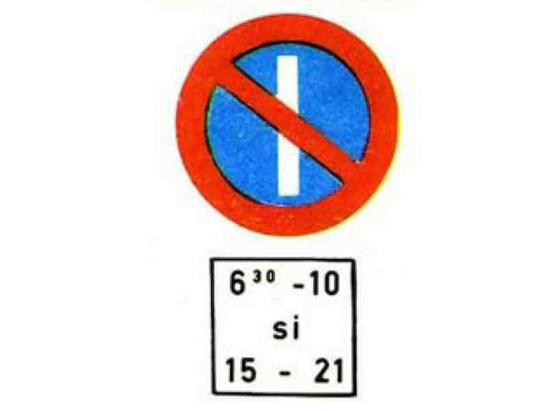 Care este semnificaţia indicatorului şi a panoului adiţional alăturate?