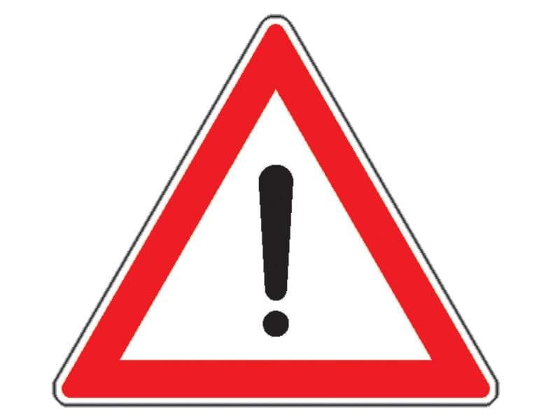 Acest indicator vă avertizează că urmează: