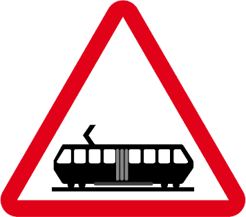 Trecere la nivel cu linii de tramvai