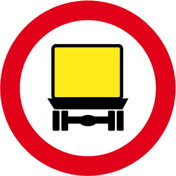 Accesul interzis vehiculelor care transportă mărfuri periculoase