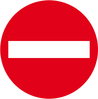 Indicatoare de restricție sau interzicere