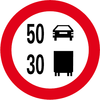 Limitare de viteză diferenţiată pe categorii de autovehicule