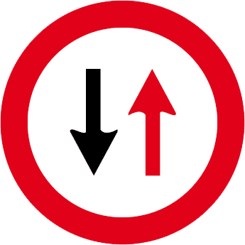 Prioritate pentru circulaţia din sens invers