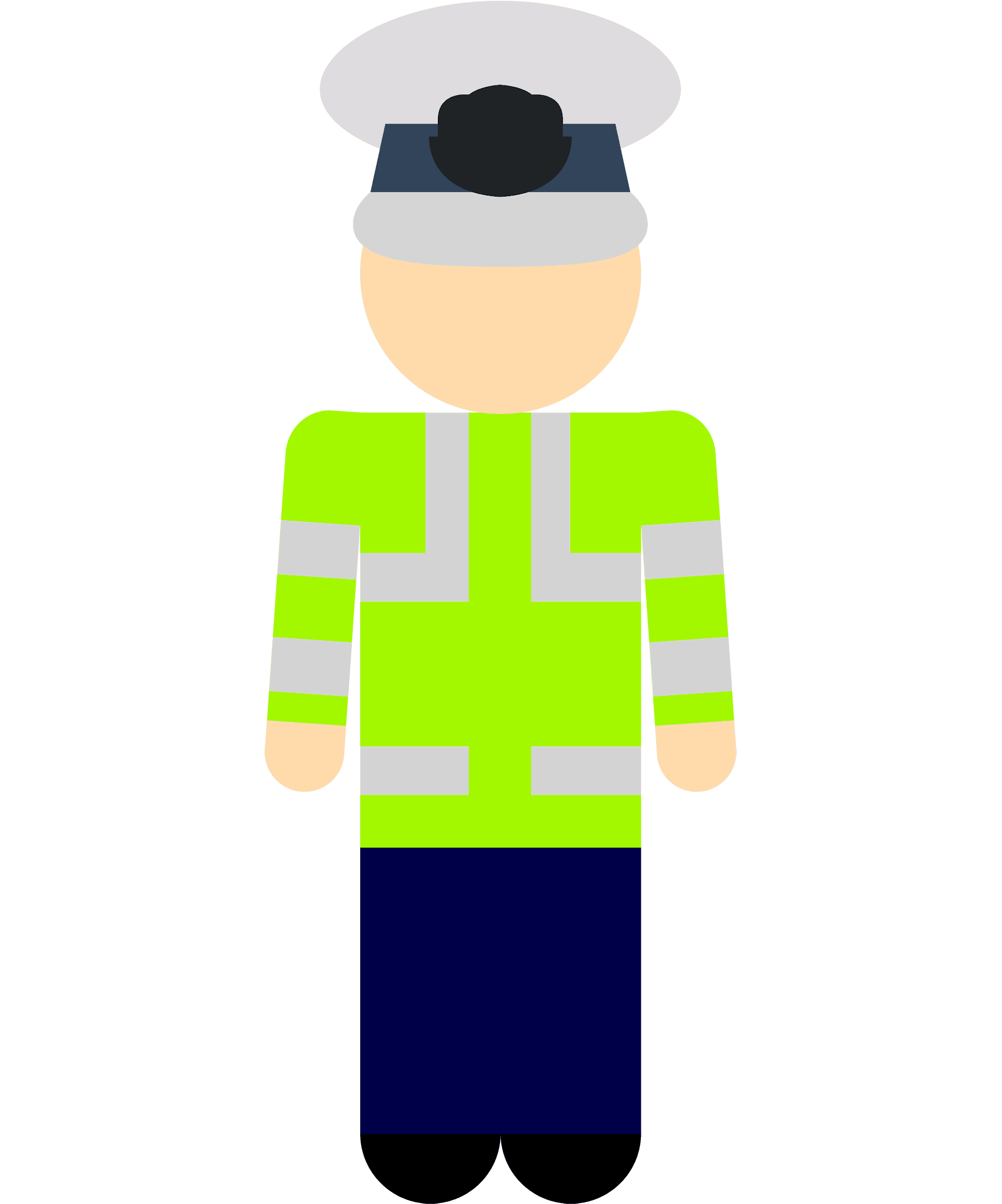 Oprire - brațe coborâte