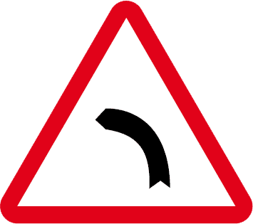 Curbă la stânga