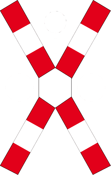 Trecere la nivel cu o cale ferată simplă fără bariere