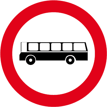 Accesul interzis autobuzelor