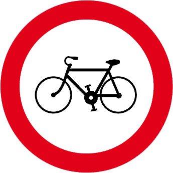 Accesul interzis bicicletelor