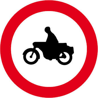 Accesul interzis motocicletelor
