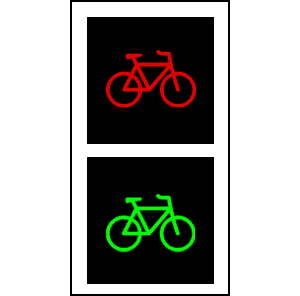 Semafor pentru biciclete